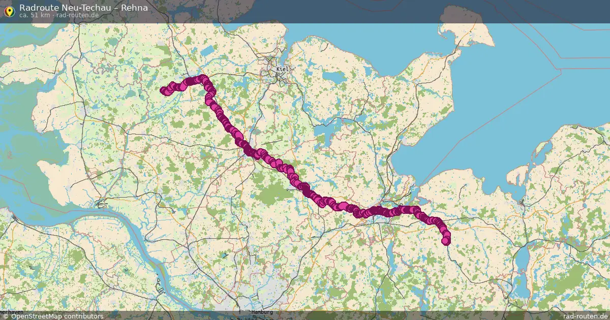 Fahrradroute Heringsdorf – Rehna (108 km) – Rad-Routen.de