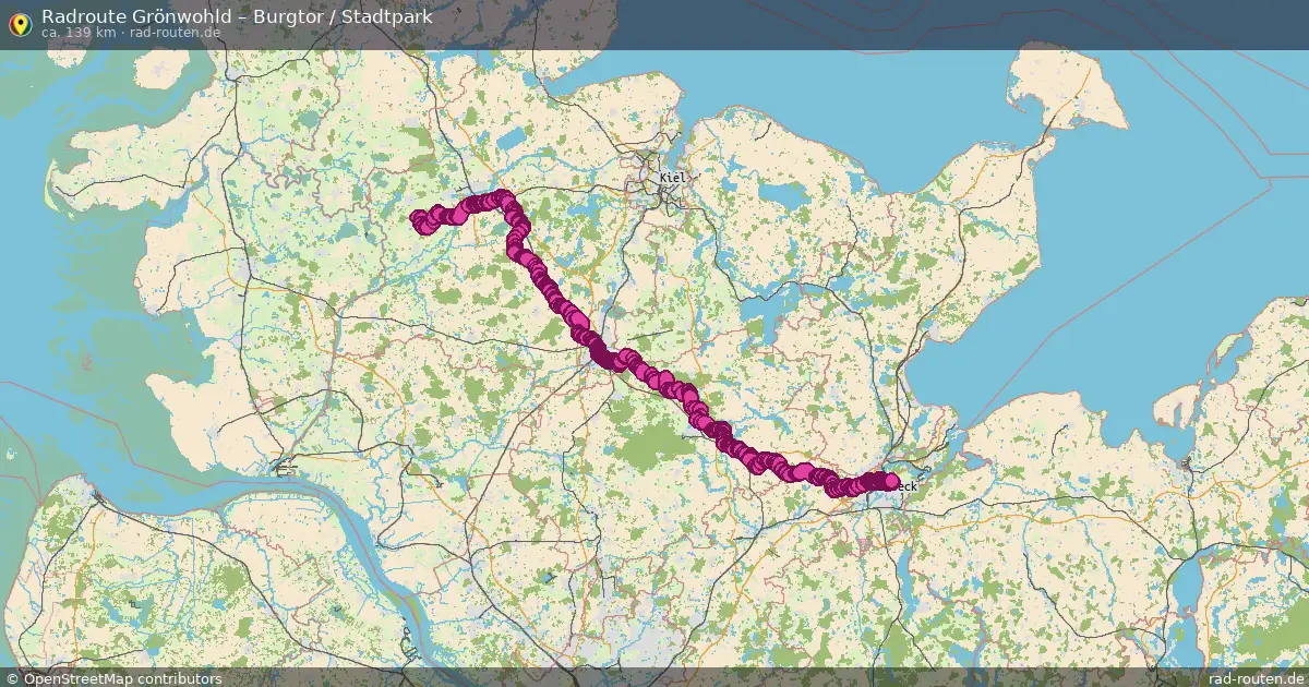 Radtour Wangels – Burgtor   Stadtpark