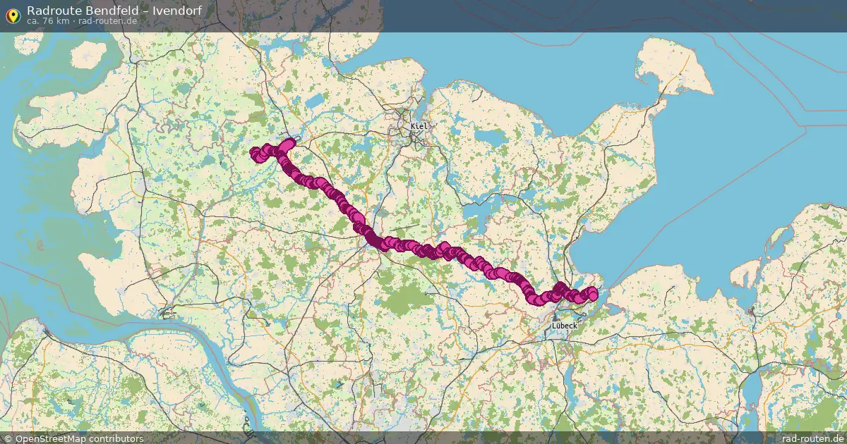 Fahrradroute Ratekau – Ivendorf (10 km) – Rad-Routen.de