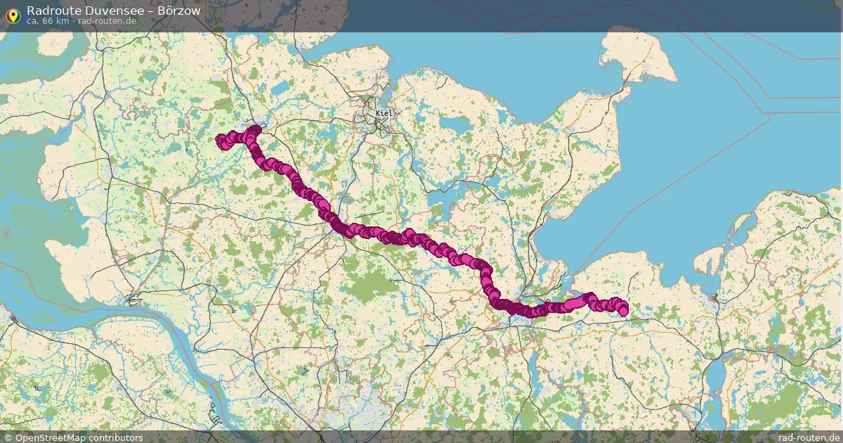 Fahrradroute Süsel – Börzow (69 km) – Rad-Routen.de