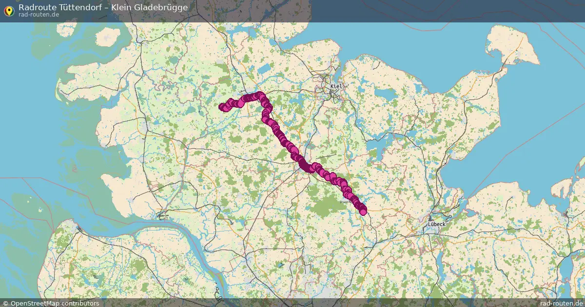Fahrradroute Gronenberg – Klein Gladebrügge (40 km) – Rad-Routen.de