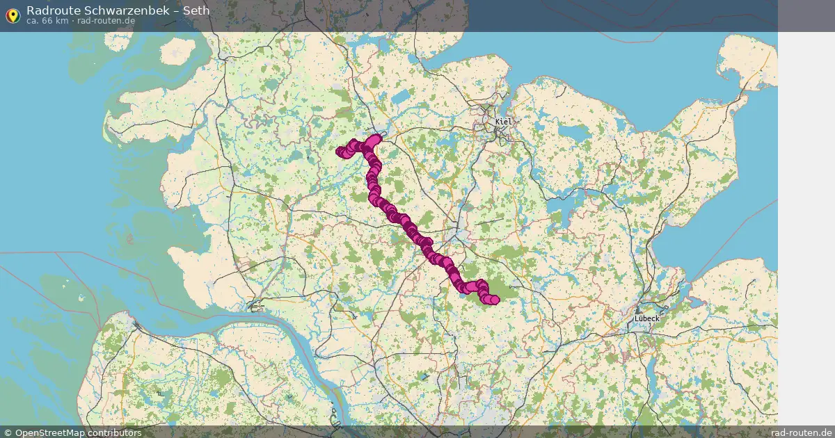 Fahrradroute Pönitz – Oering (68 km) – Rad-Routen.de