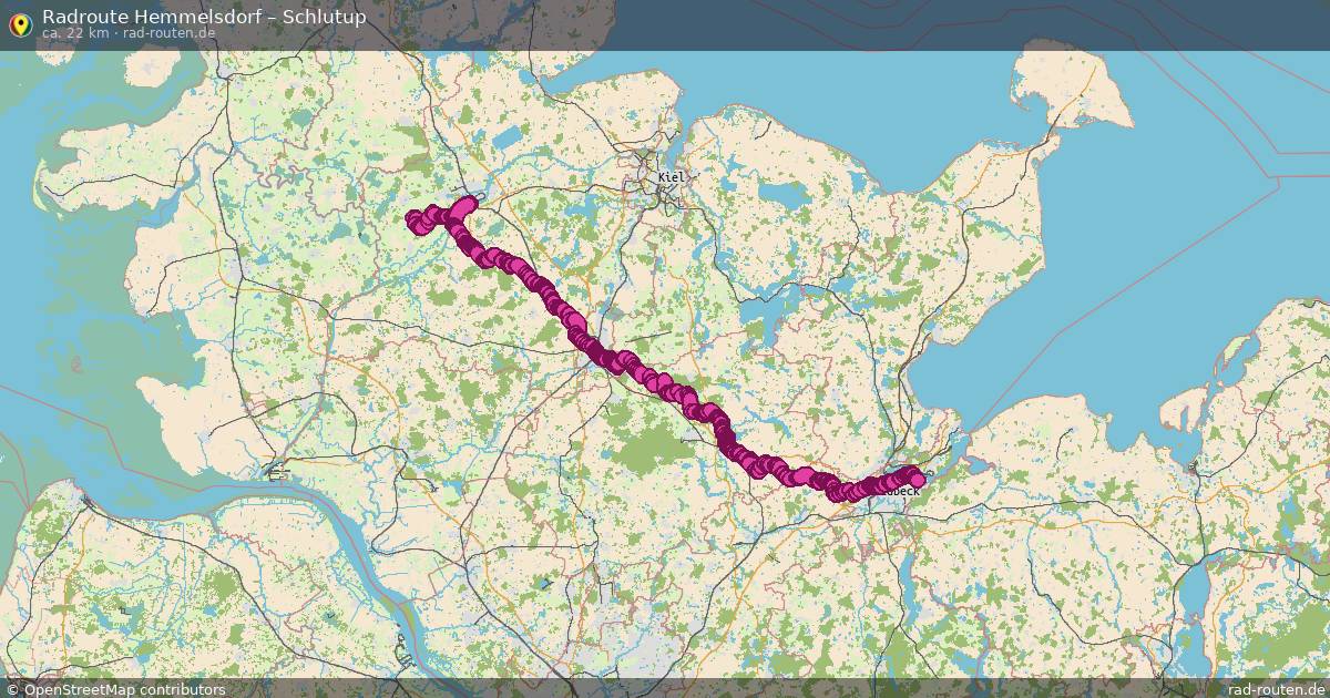 Fahrradroute Hemmelsdorf – Schlutup