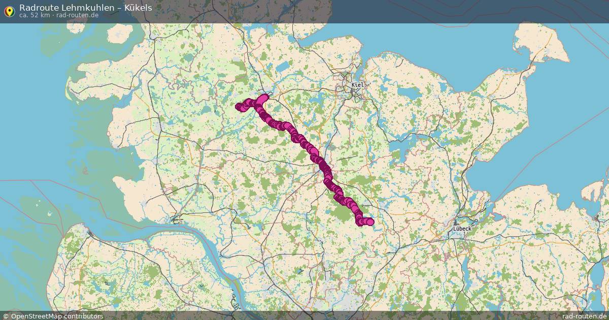 Fahrradroute Bendfeld – Kükels