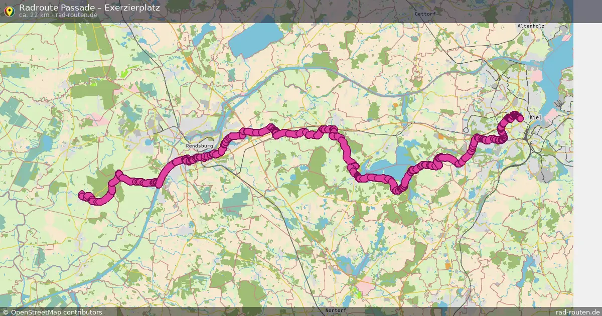 Fahrradroute Höhndorf – Exerzierplatz (25 km) – Rad-Routen.de