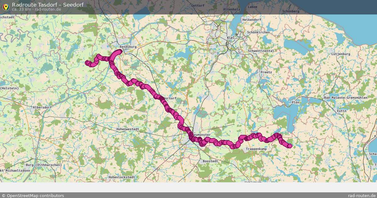 Fahrradroute Schönberg (Holstein) – Seedorf