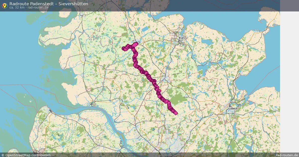 Radtour Stafstedt – Sievershütten