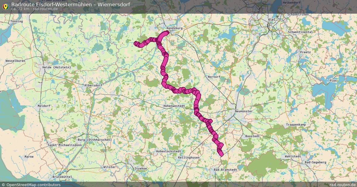 Fahrradroute Arpsdorf – Wiemersdorf