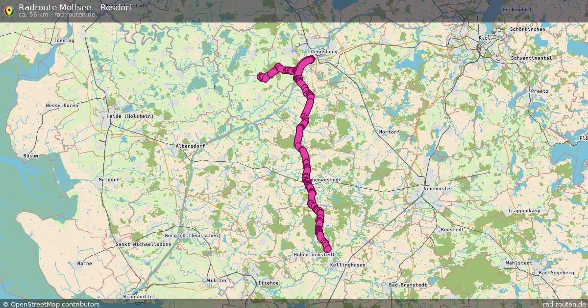 Fahrradroute Heinkenborstel – Rosdorf