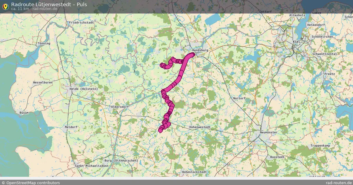Radtour Lütjenwestedt – Puls