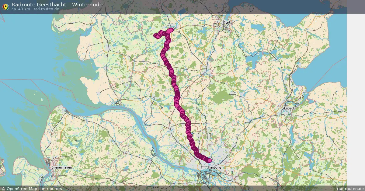 Radtour Mörel – Winterhude