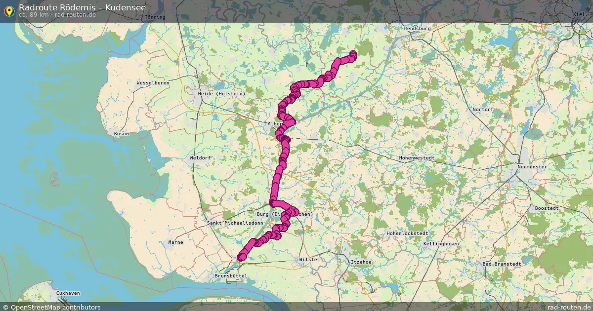 Radtour Oldenbüttel – Kudensee