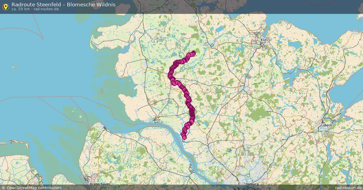 Radtour Steenfeld – Blomesche Wildnis