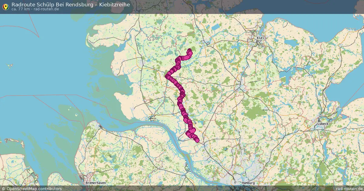 Radtour Brammer – Kiebitzreihe