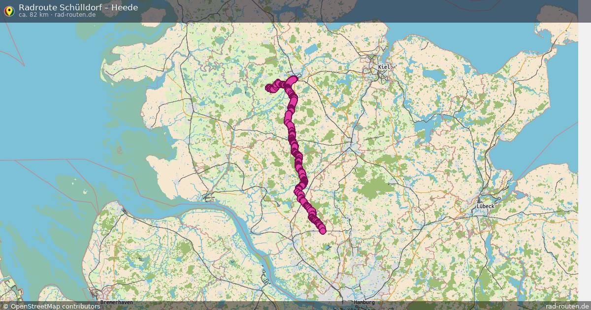 Fahrradroute Emkendorf – Heede