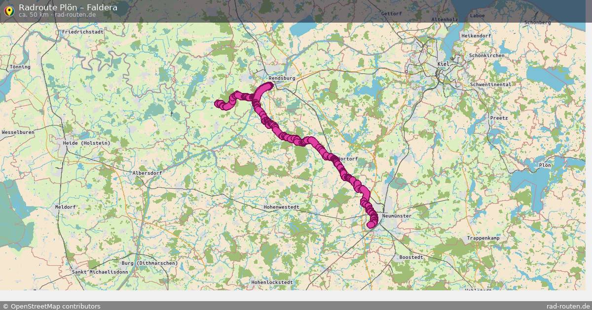 Fahrradroute Krogaspe – Faldera