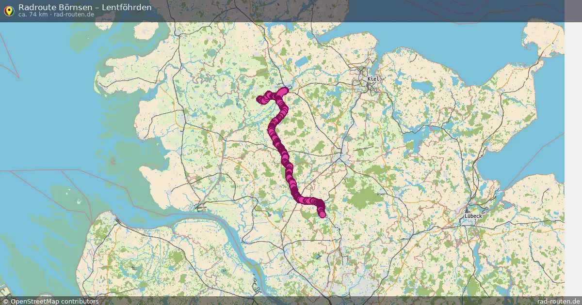 Radtour Oldenhütten – Lentföhrden
