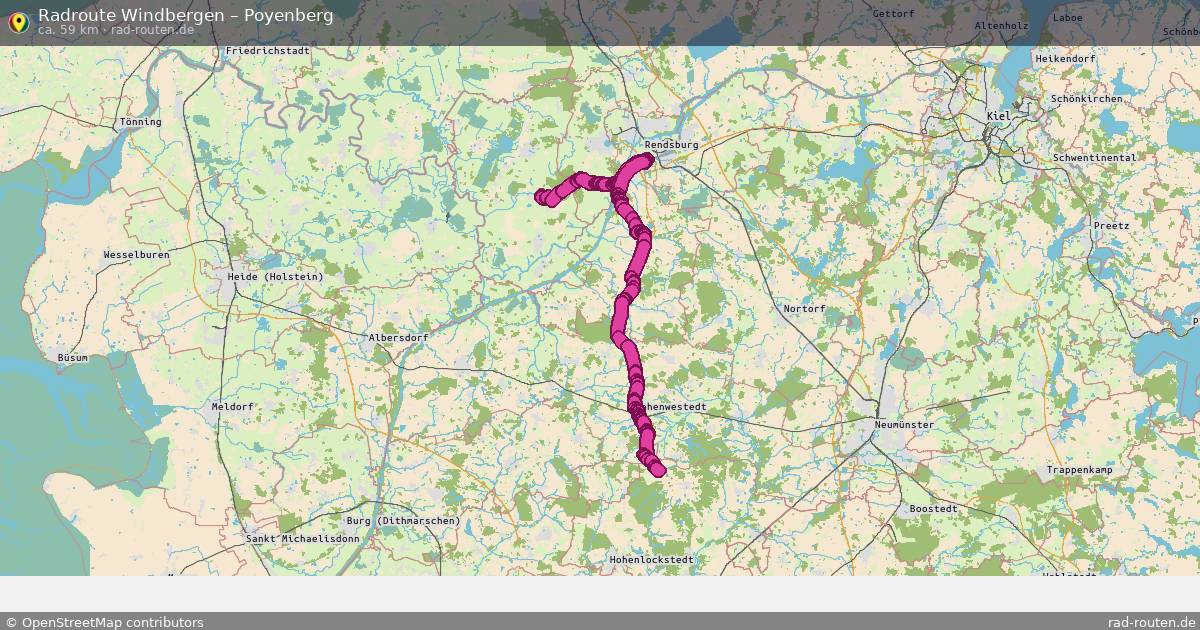 Fahrradroute Schülp Bei Nortorf – Poyenberg