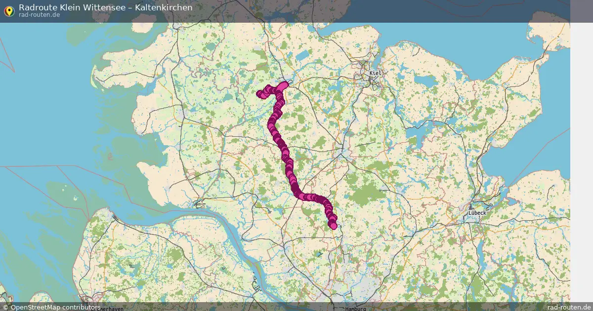 Fahrradroute Warder – Kaltenkirchen (61 km) – Rad-Routen.de