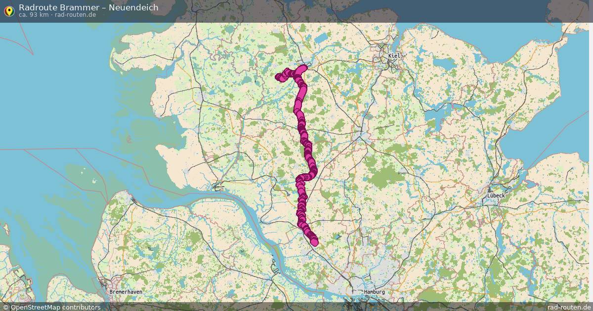 Fahrradroute Ostenfeld – Quickborn