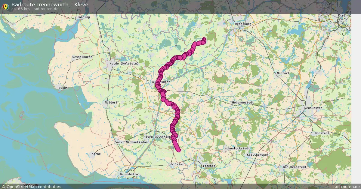 Radtour Ahlefeld-Bistensee – Kleve