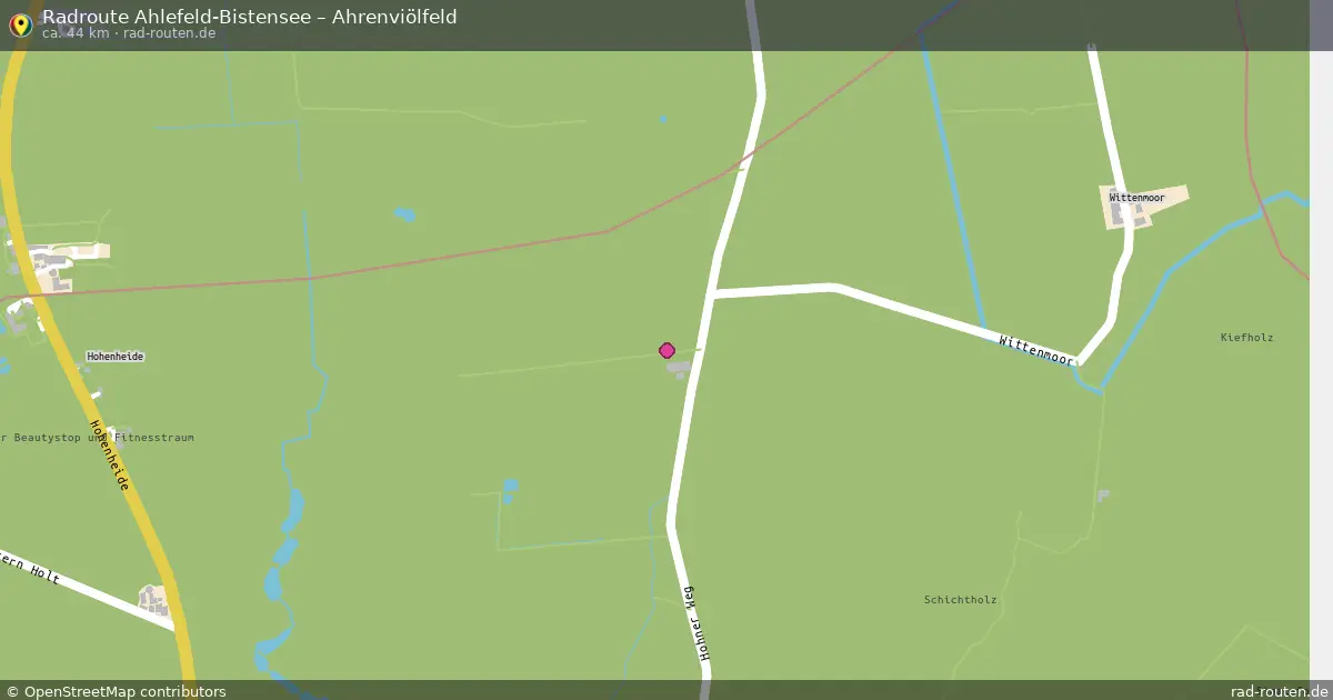 Radtour Ahlefeld-Bistensee – Ahrenviölfeld