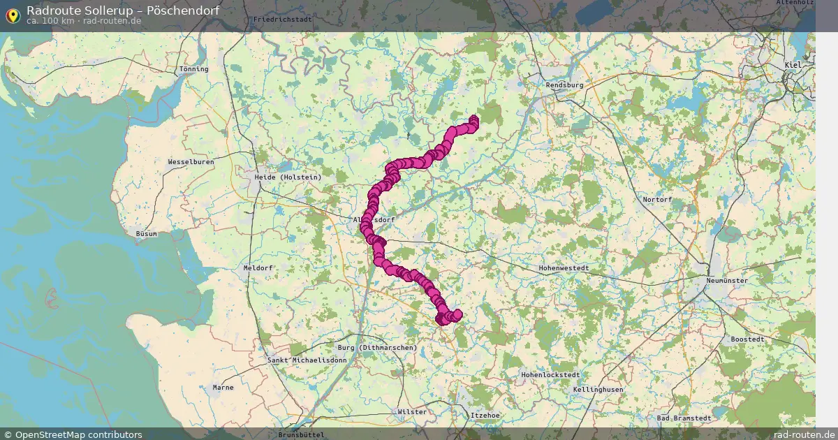 Radtour Ascheffel – Pöschendorf