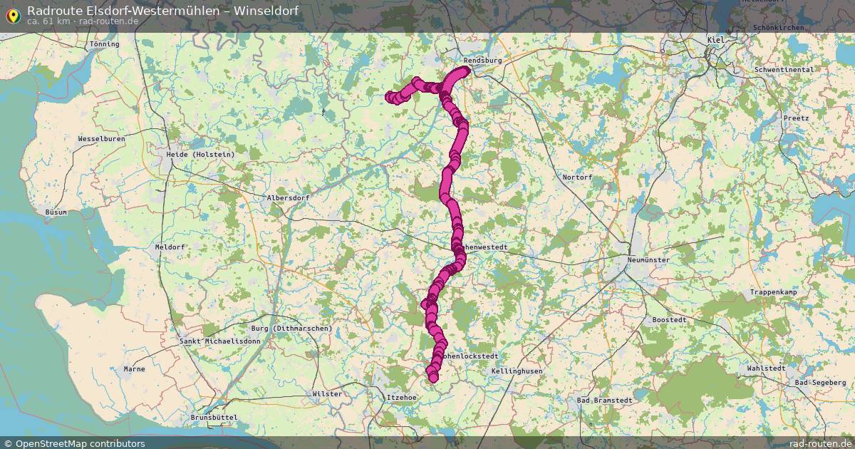 Fahrradroute Hütten – Winseldorf