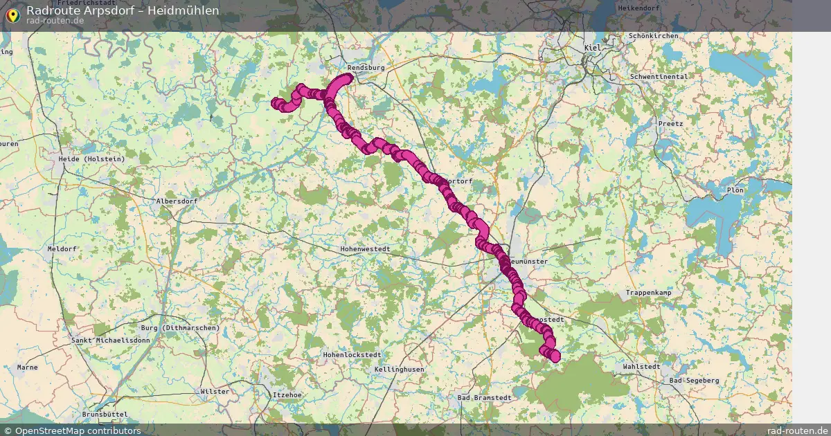 Radtour Sehestedt – Heidmühlen