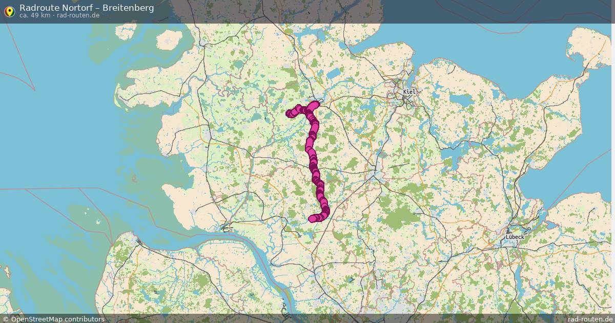 Fahrradroute Rendsburg – Breitenberg