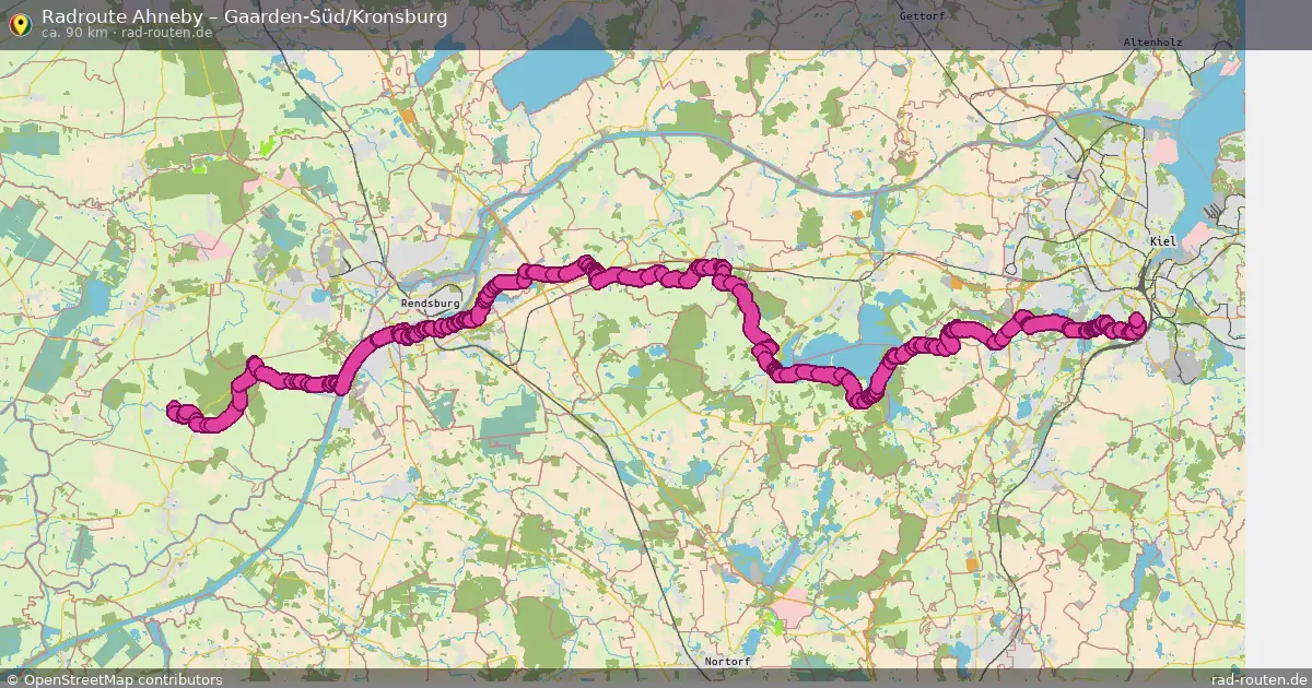 Radtour Güby – Gaarden-Süd Kronsburg