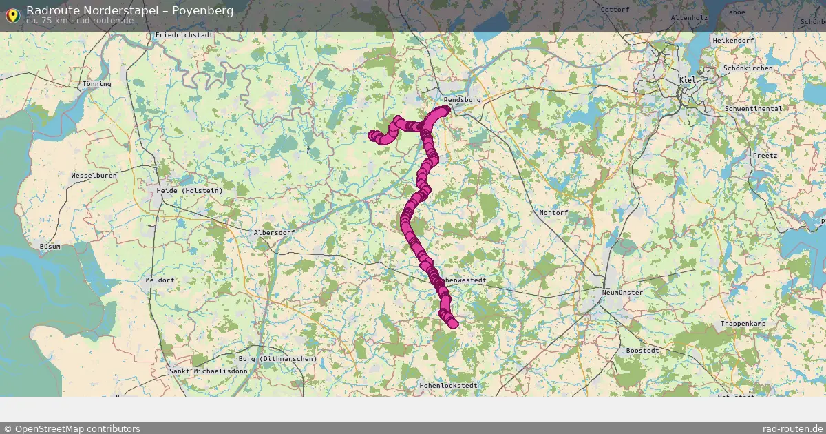 Radtour Norderstapel – Poyenberg