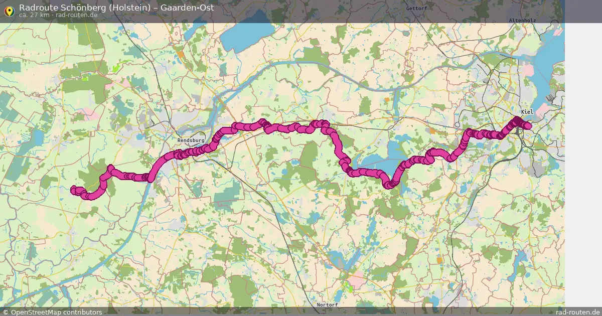 Fahrradroute Tolk – Gaarden-Ost (72 km) – Rad-Routen.de