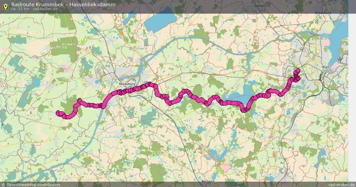 Radtour Elmenhorst – Hasseldieksdamm