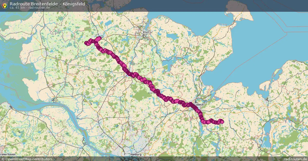 Fahrradroute Barnitz – Königsfeld (51 km) – Rad-Routen.de