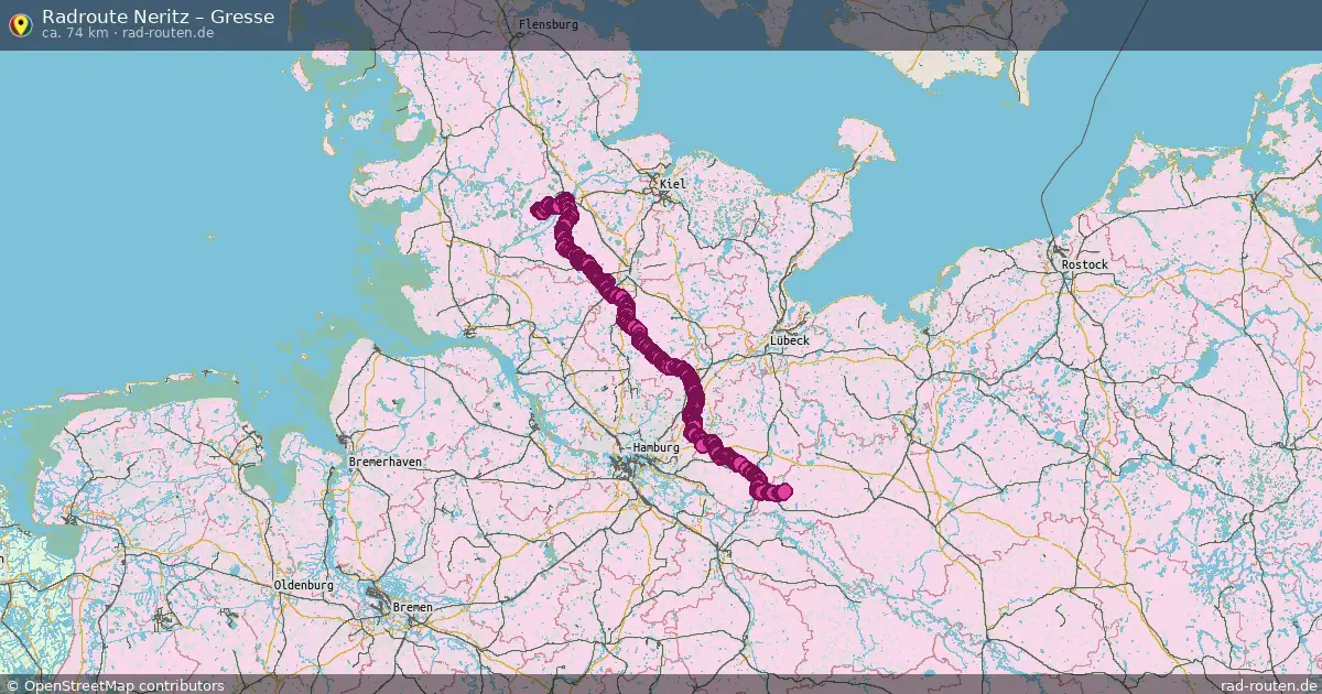 Radtour Oststeinbek – Gresse