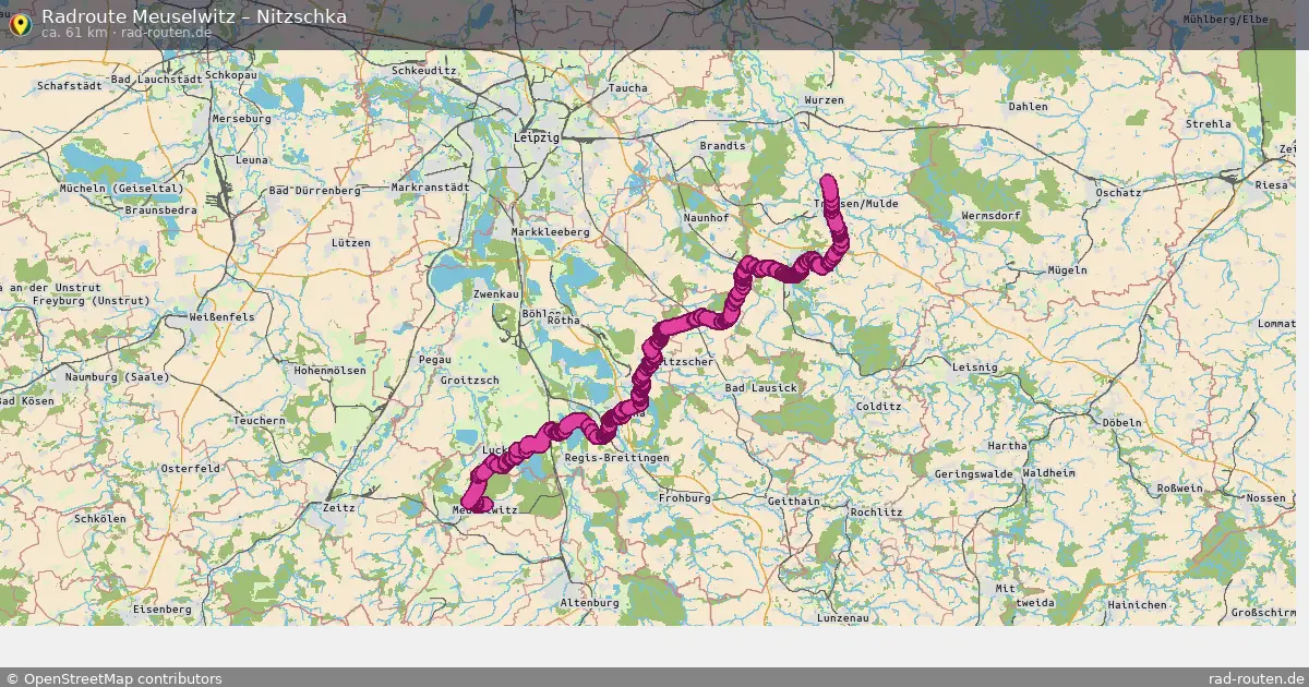 Radtour Meuselwitz – Nitzschka