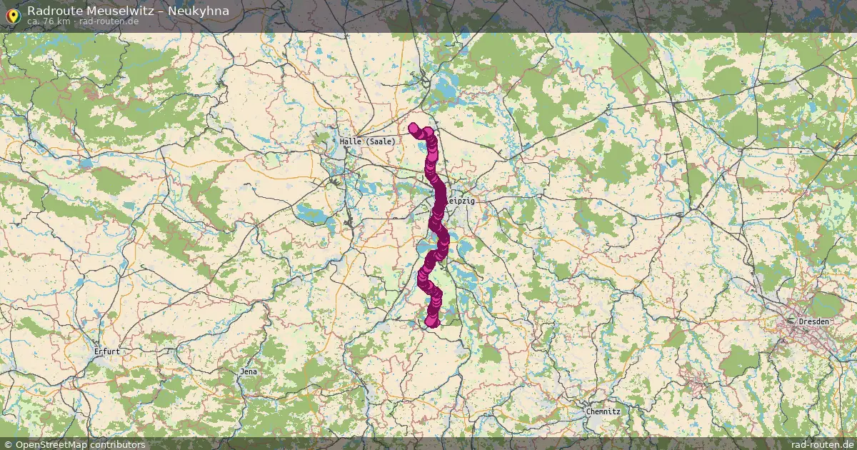 Radtour Meuselwitz – Neukyhna