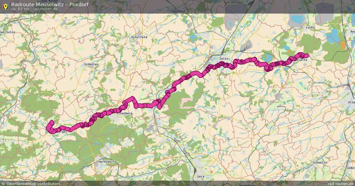 Radtour Meuselwitz – Poxdorf