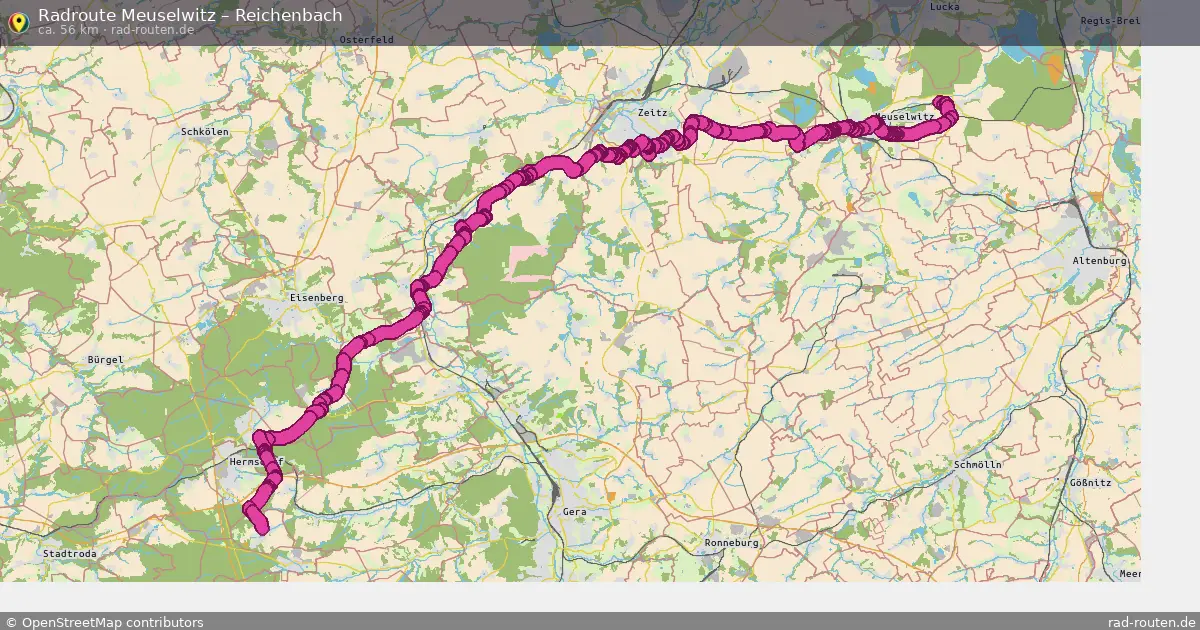 Radtour Meuselwitz – Reichenbach