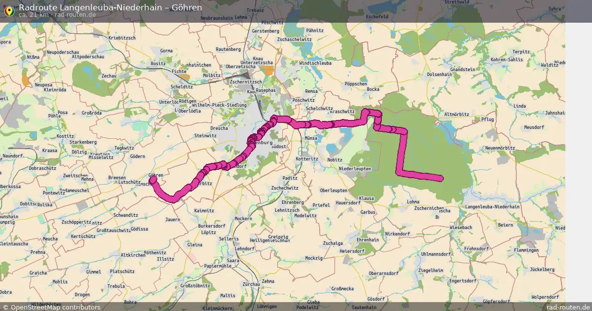 Radtour Langenleuba-Niederhain – Göhren