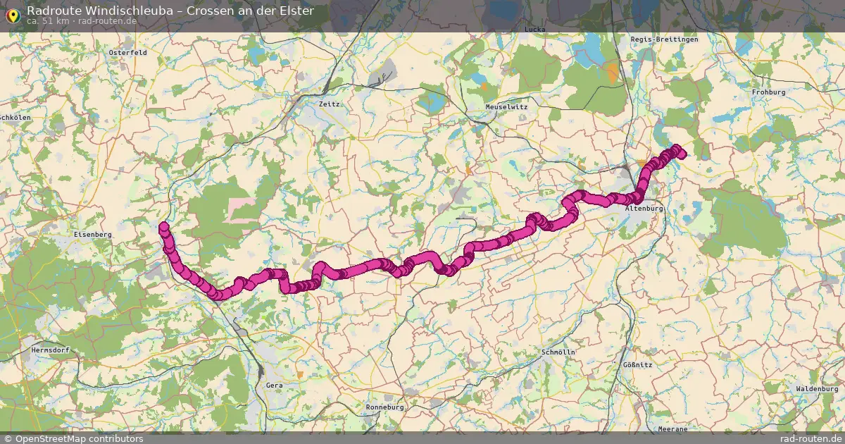 Radtour Windischleuba – Crossen An Der Elster