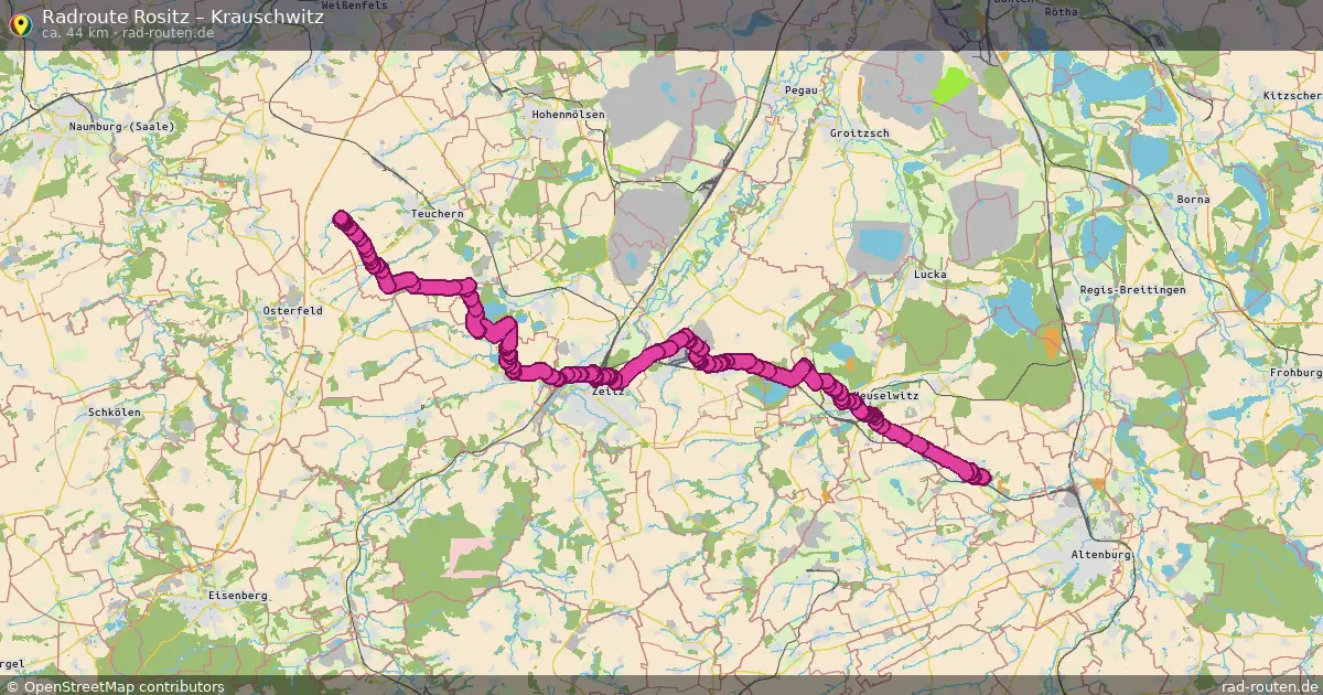 Radtour Rositz – Krauschwitz
