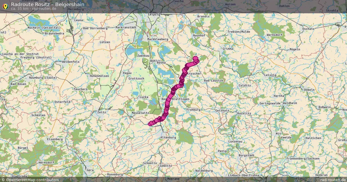 Radtour Rositz – Belgershain