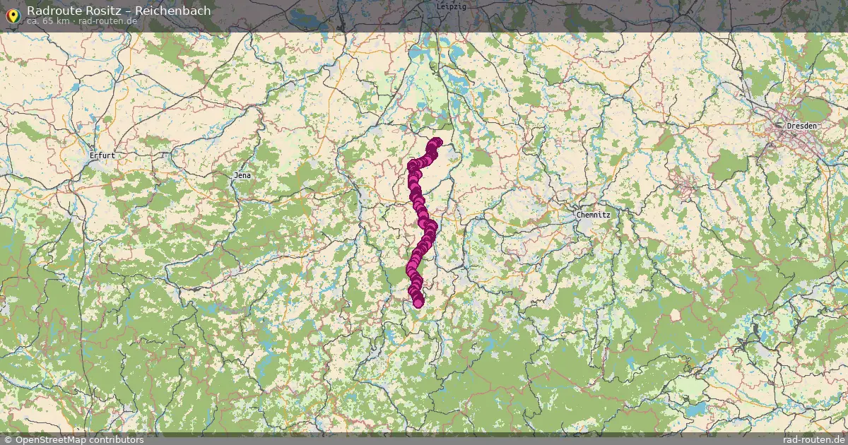 Radtour Rositz – Reichenbach