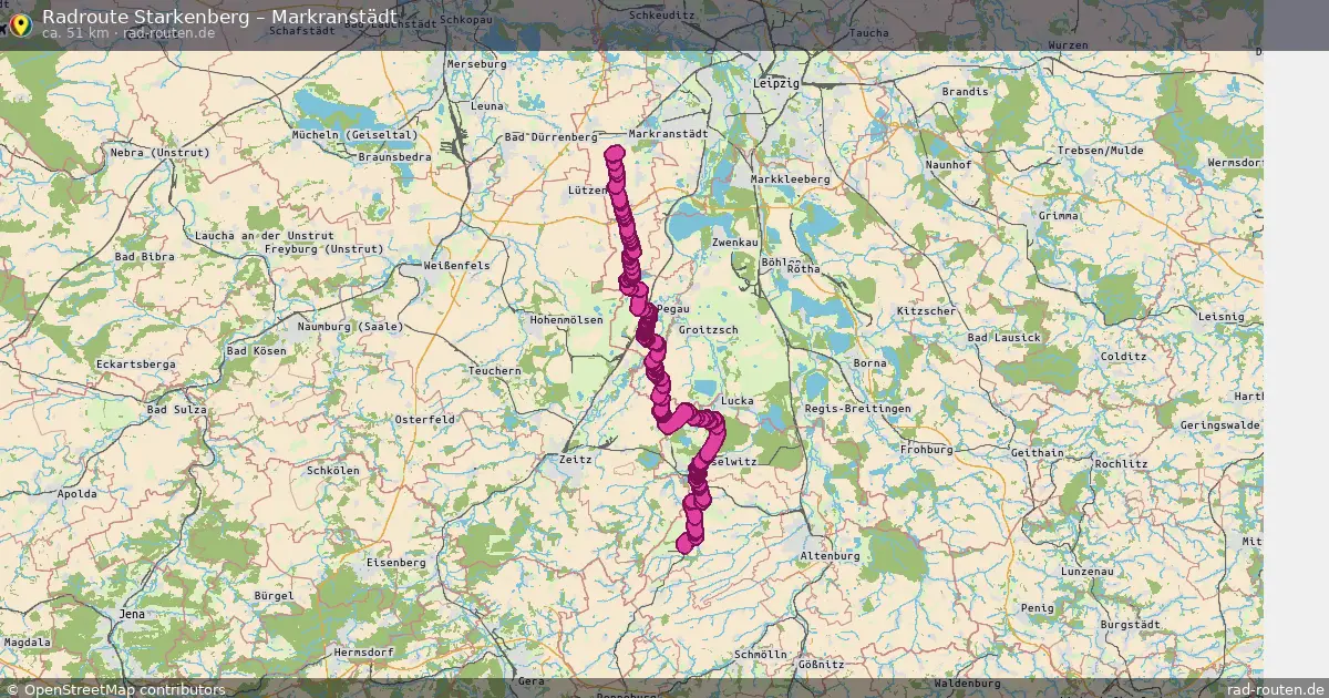 Radtour Starkenberg – Markranstädt