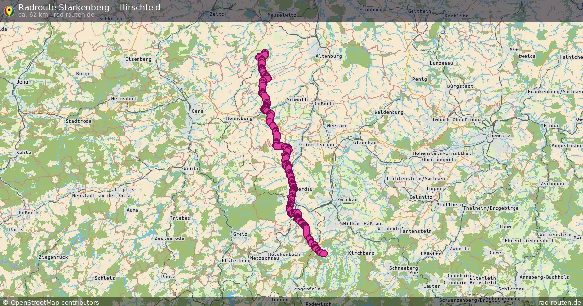 Radtour Starkenberg – Hirschfeld
