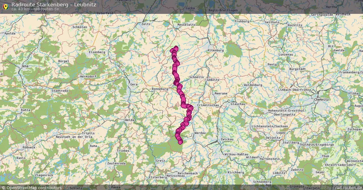 Radtour Starkenberg – Leubnitz