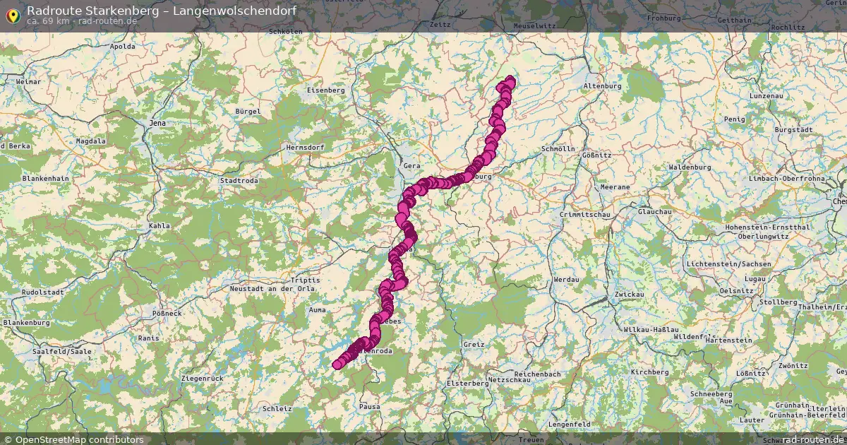 Radtour Starkenberg – Langenwolschendorf