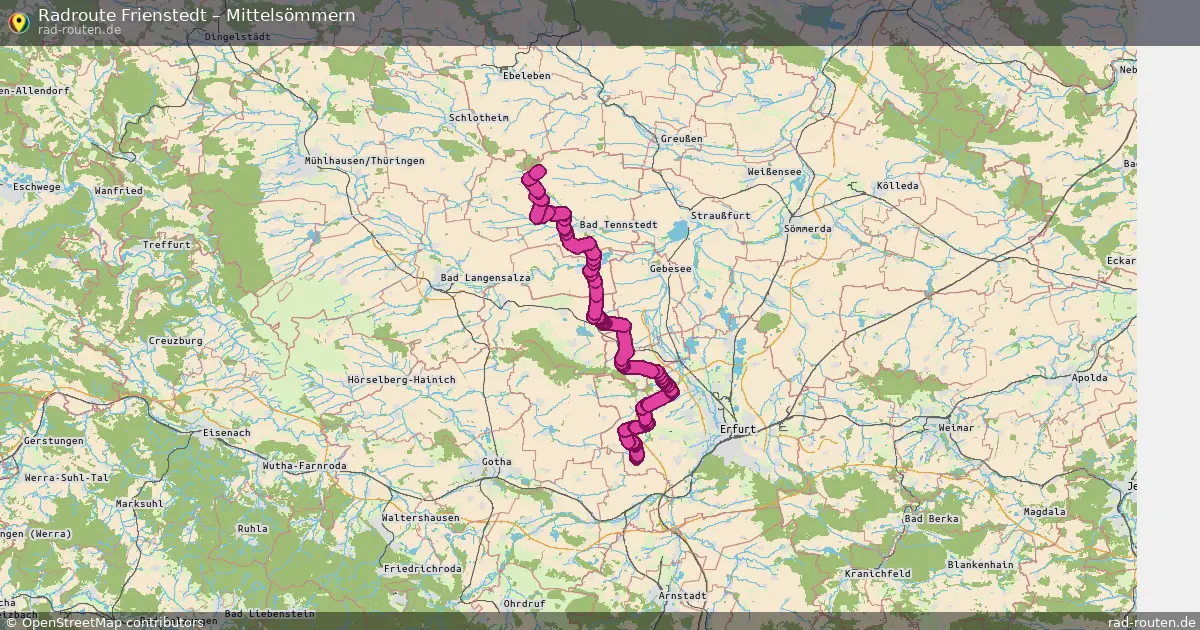 Radtour Frienstedt – Mittelsömmern